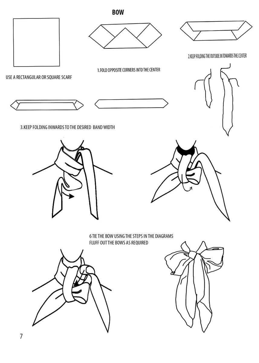 Bow Tie How To Fold Neckerchief 1,901 Knot Scarf Stock Vectors And