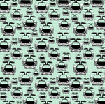 Adult size, Green Cars 100% Silk Twill Tie