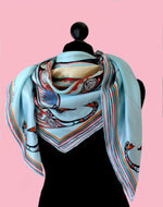 generations birds-silk scarf-rita white irish print designer