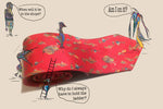 100% Silk Twill Tie in Aubergine Birds