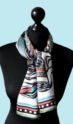 Brookly Bridge Print,  Print, Silk Twilly Scarf