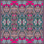 exotic birds silkscarf irish fashion print designer rita white