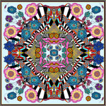 Flower Burst, Silk Scarf