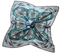 green eyes silk scarf rita white irish luxury fashion print designer
