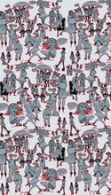 People Watching  drawing  irish fashion print designer rita white