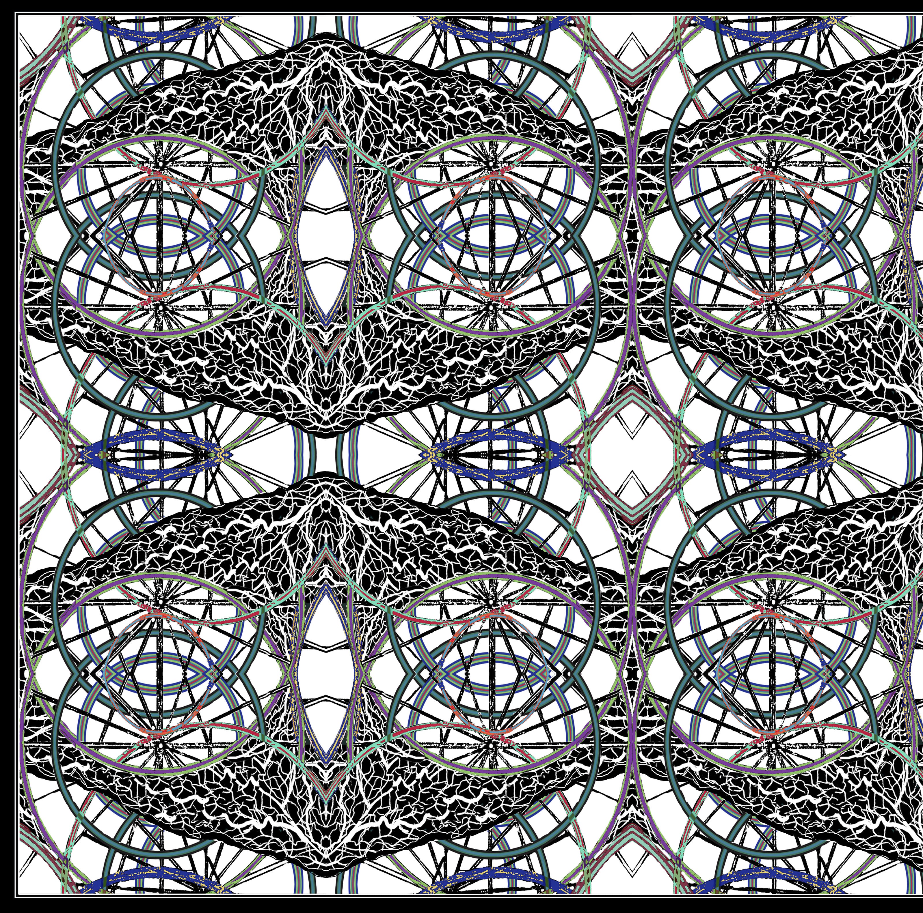 juggling wheels  silk scarf rita white irish luxury fashion print designer