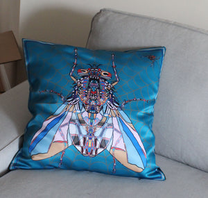 Aquamarine  Funky Fly Cushion