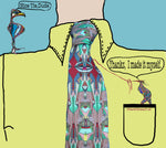 100% Silk Twill Tie, Buildings Inspired