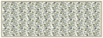 Yellow People Watching, 100% Silk Twill, Long Rectangular Scarf