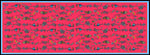 Red Birds Wearing Shoes, 100% Silk Twill, Long Rectangular Scarf