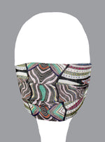Turban Print. Modal /Wool Facemask