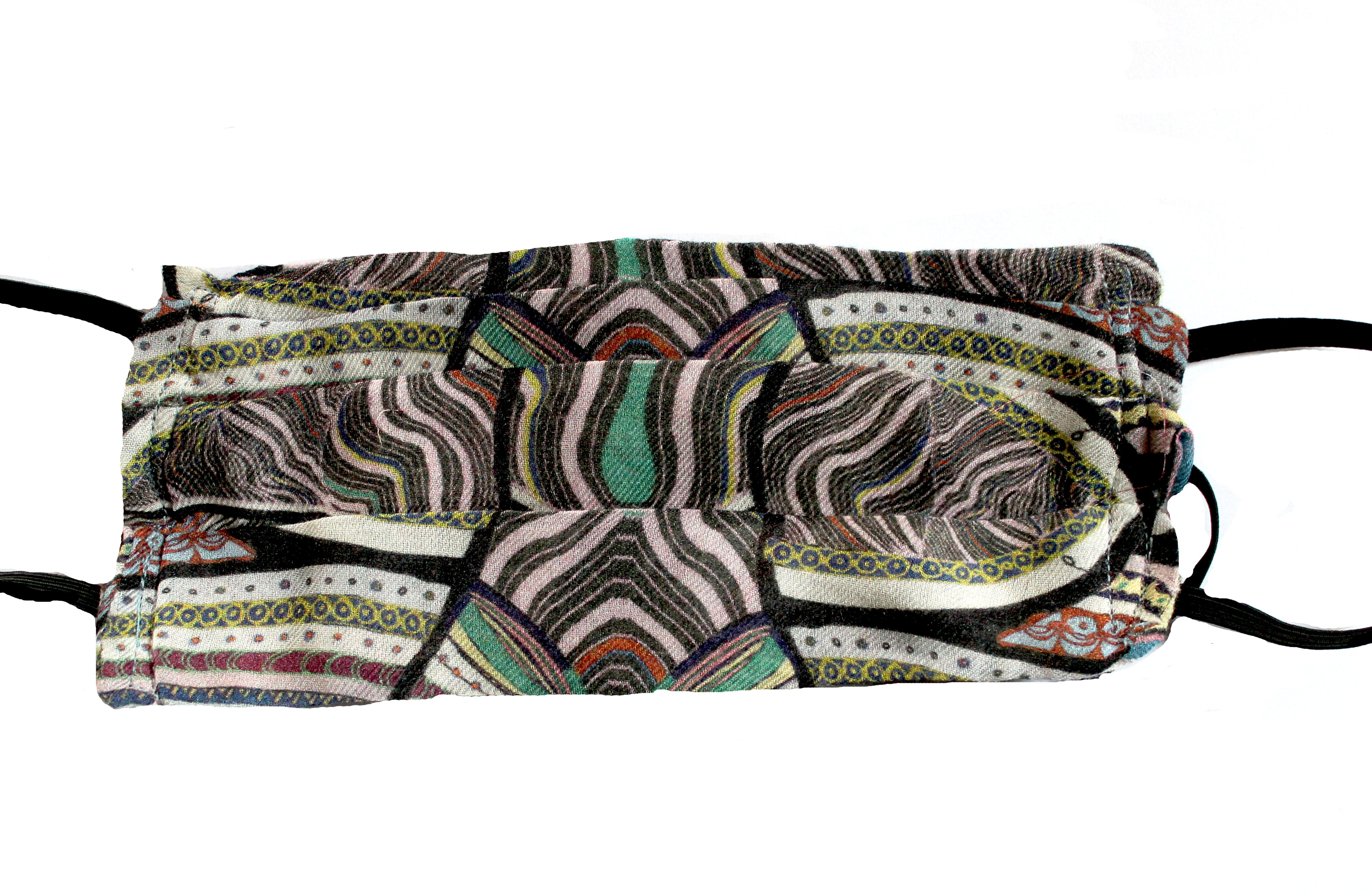 Turban Print. Modal /Wool Facemask